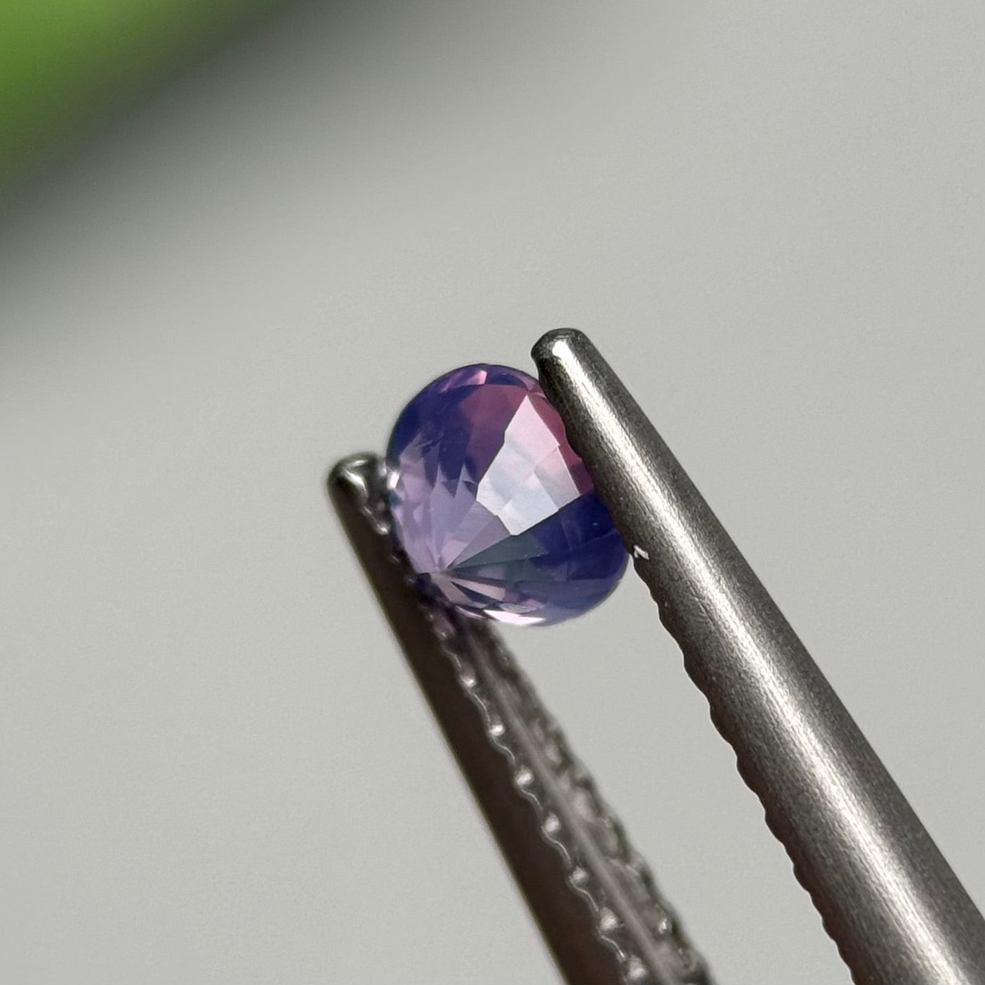 0.43ct Natural Pinkish Purple Milky Sapphire Vietnam.