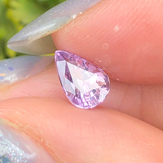 1,16ct Natural Light Purple Spinel Vietnam. Pear Shape. No Treatment, No Heat Spinel Luc Yen.