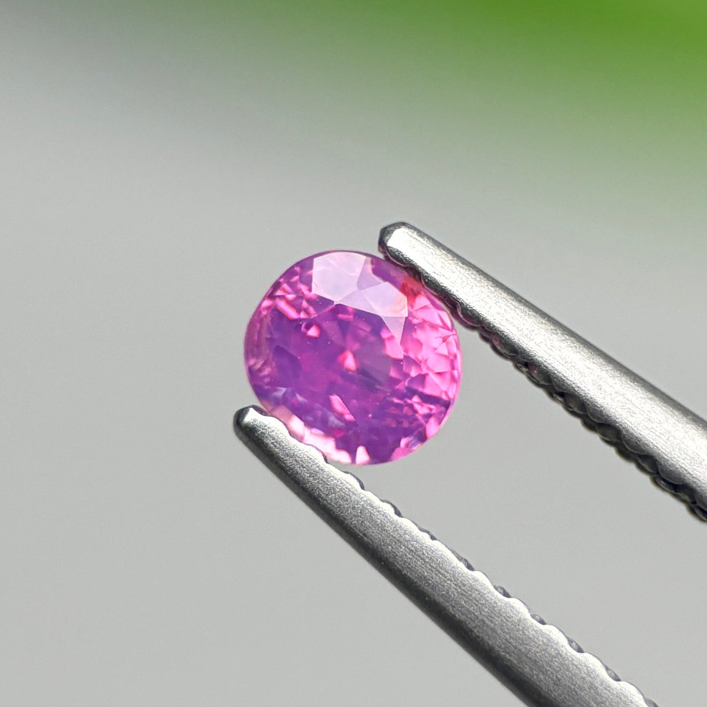 0.32 ct Natural Purplish Pink Sapphire Vietnam. Cushion Shape.