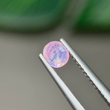 0.49 ct Natural Pink Milky Sapphire Vietnam. Cushion Shape. No Treatment.