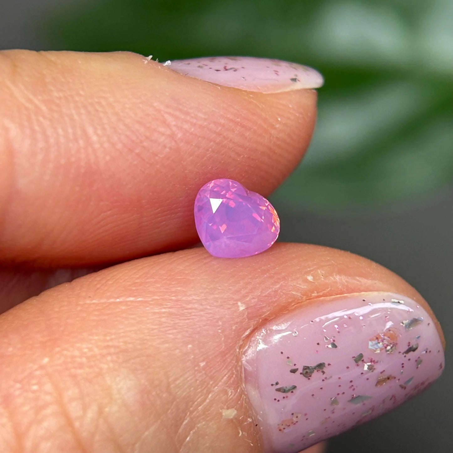 0.75 ct Natural Pink Milky Sapphire Vietnam.