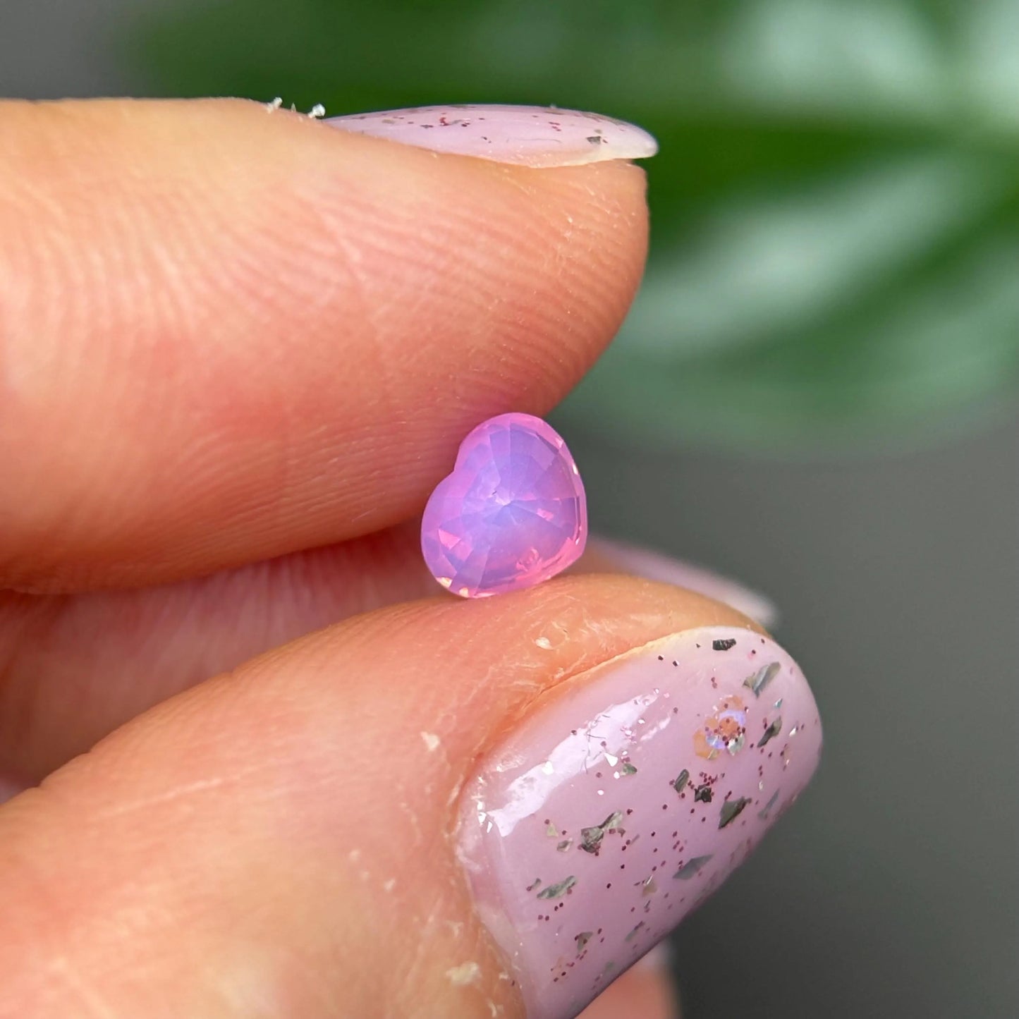 0.75 ct Natural Pink Milky Sapphire Vietnam.