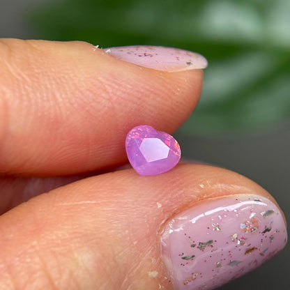 0.75 ct Natural Pink Milky Sapphire Vietnam.