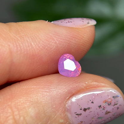 0.75 ct Natural Pink Milky Sapphire Vietnam.