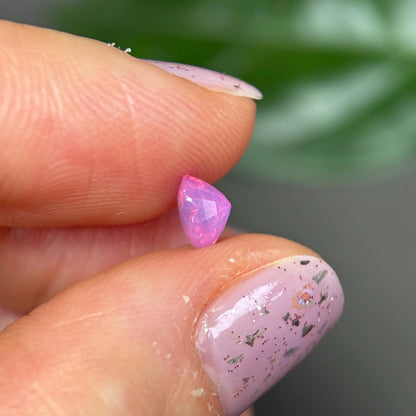 0.75 ct Natural Pink Milky Sapphire Vietnam.
