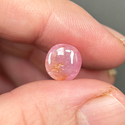 3.89ct Natural Pink Milky Cabochon Sapphire Viet Nam. No Treatment Sapphire Luc Yen.