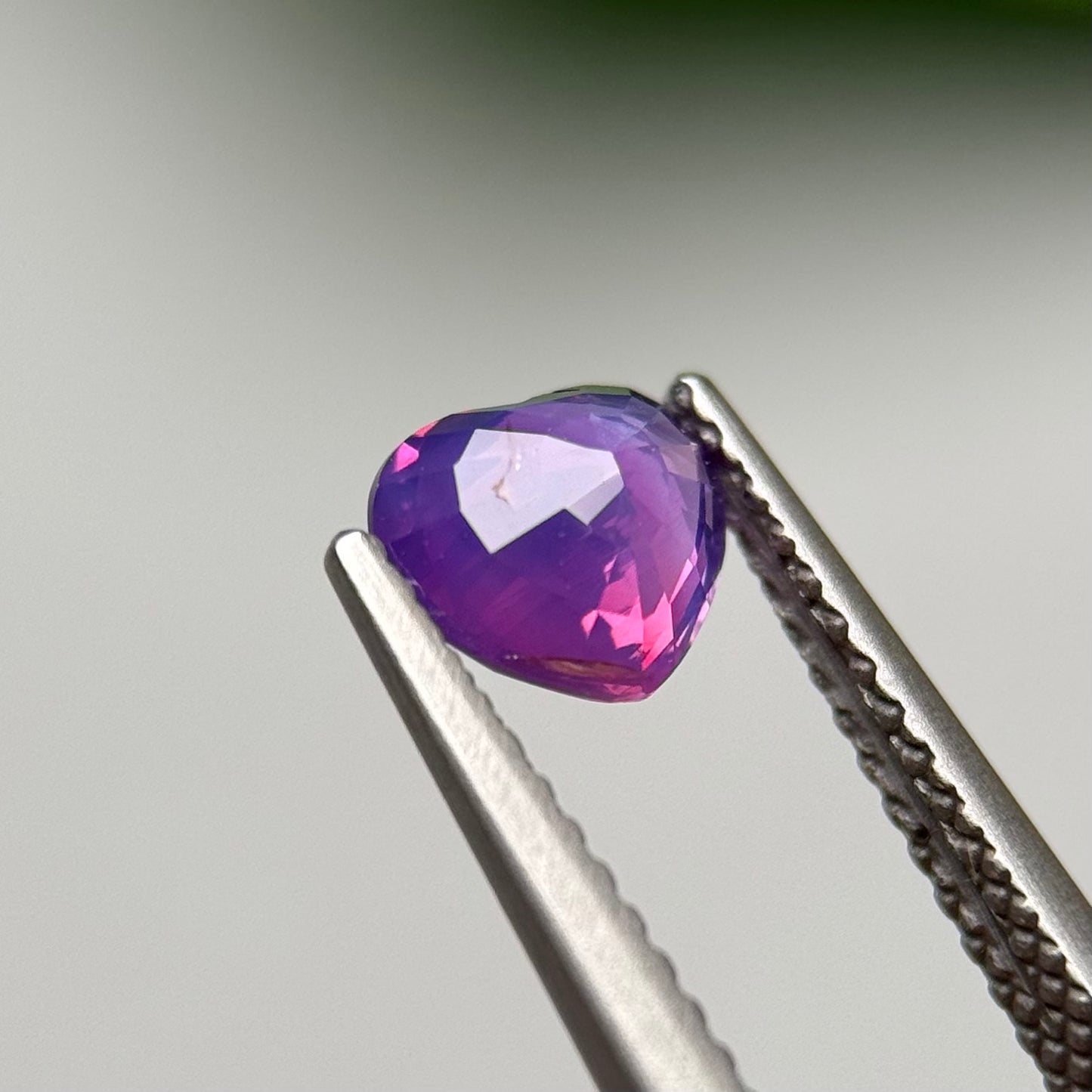 1.01ct Natural Pinkish Purple Milky Sapphire Vietnam.