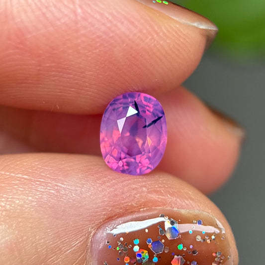 1.32ct Natural Pink Milky Sapphire Vietnam.