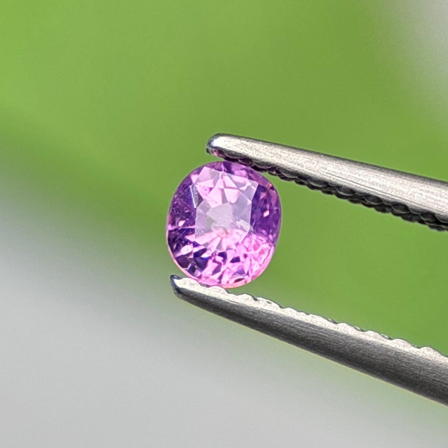 0.24 ct Natural Purple Sapphire Vietnam. Cushion Shape. No Treatment.