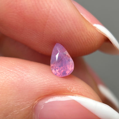 0.51ct Natural Milky Padparadscha Sapphire Vietnam