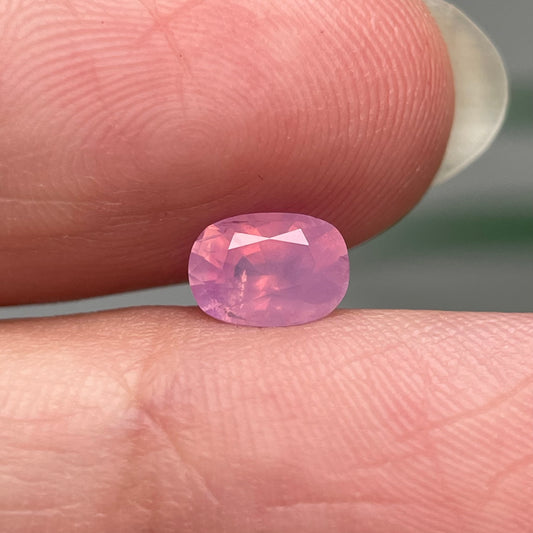 0.85ct Natural Milky Padparadscha Sapphire Vietnam