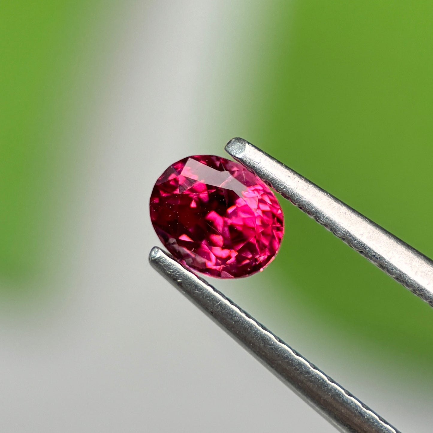 0.66 ct Natural Brownish Red Spinel Vietnam. Oval Shape. No Treatment.
