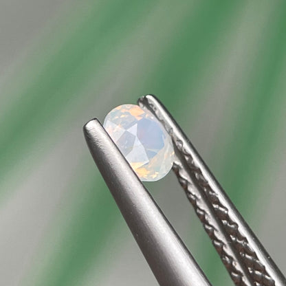 0.37ct Natural Milky Bluish White Sapphire Vietnam