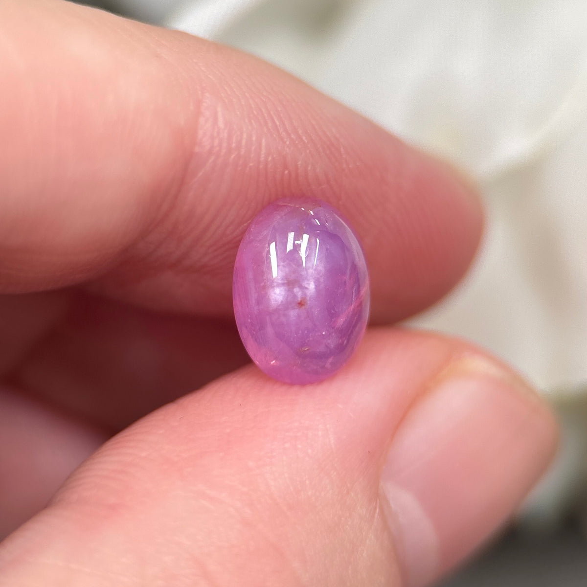 3,29ct Natural Pink Cacbochon Sapphire Viet Nam. No Treatment Sapphire Luc Yen.