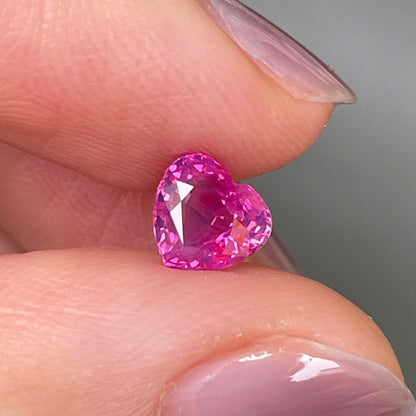 1.0ct Unheated Pink Sapphire Vietnam