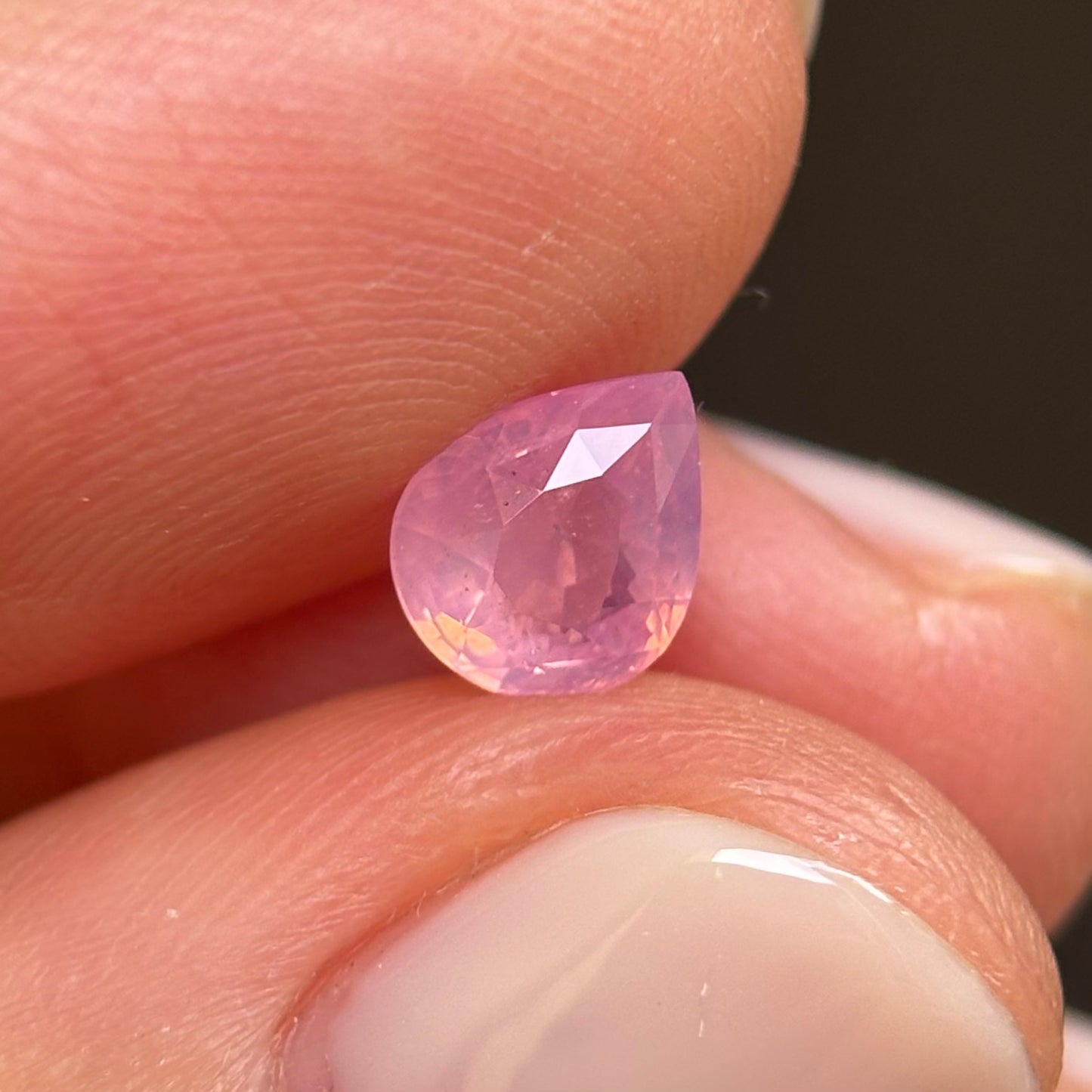1.05 ct Natural Pink Spinel Vietnam. Pear Shape. No Treatment.