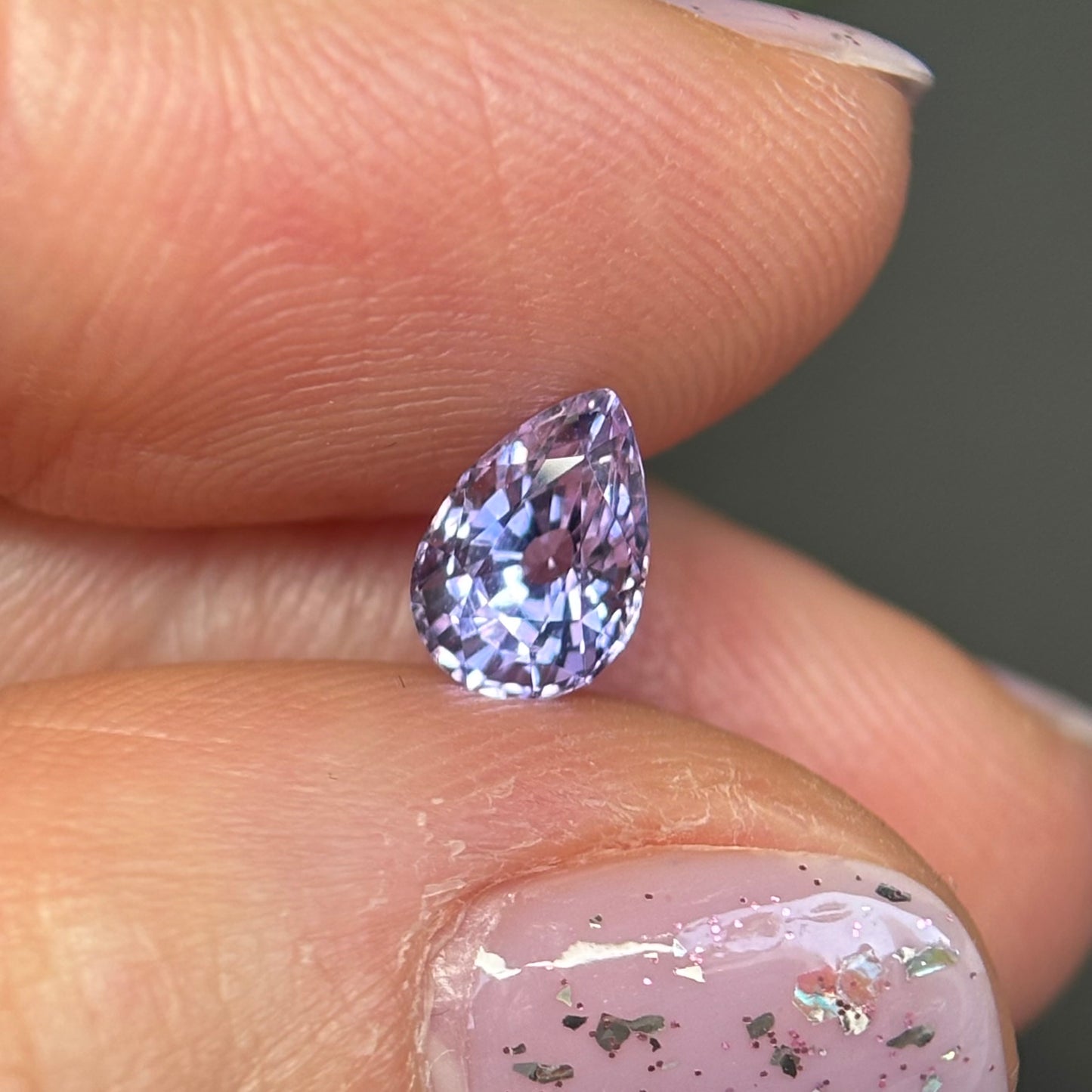 1.09 ct Natural Purple Milky Sapphire Vietnam.