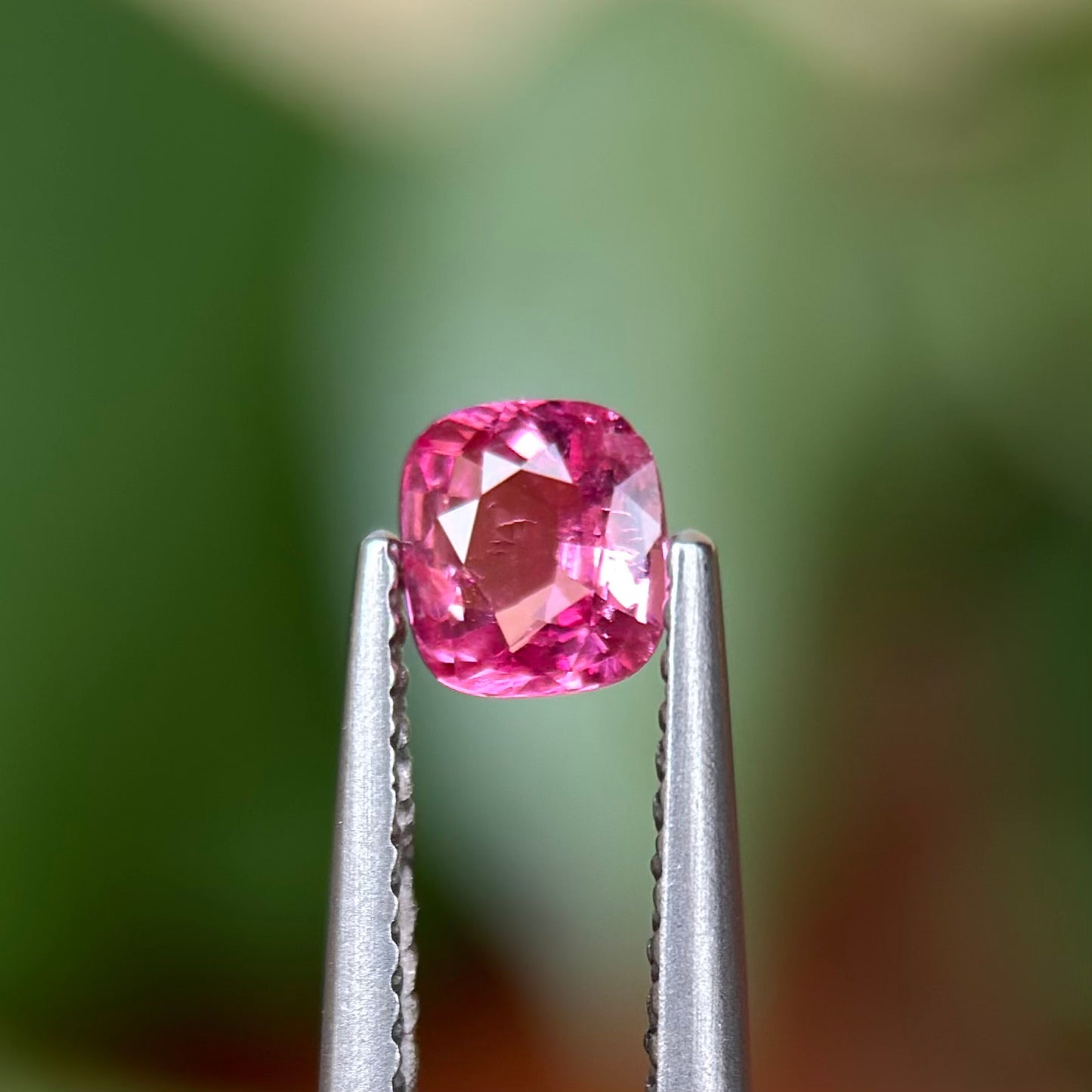 0.46ct Natural Pink Spinel Vietnam. Cushion Shape.