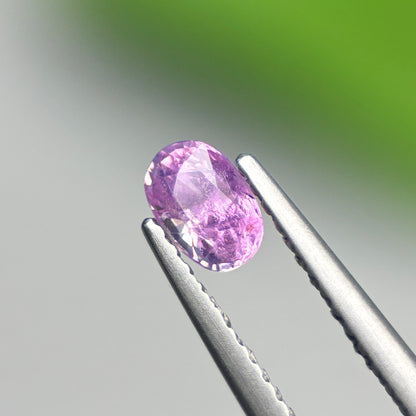 0.55 ct Natural Purple Sapphire Vietnam. Oval Shape.