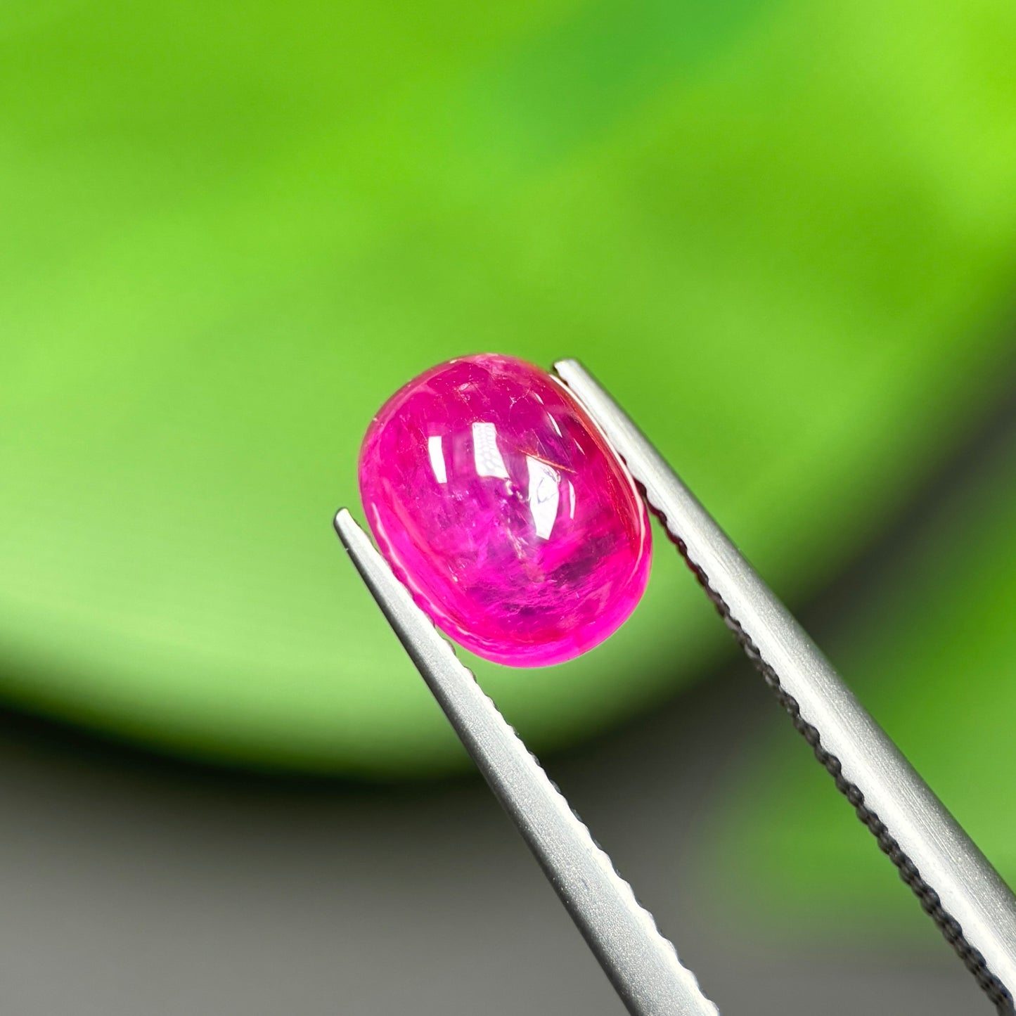 2.13ct Natural Ruby Cacbochon Viet Nam. No treatment Ruby Luc Yen.