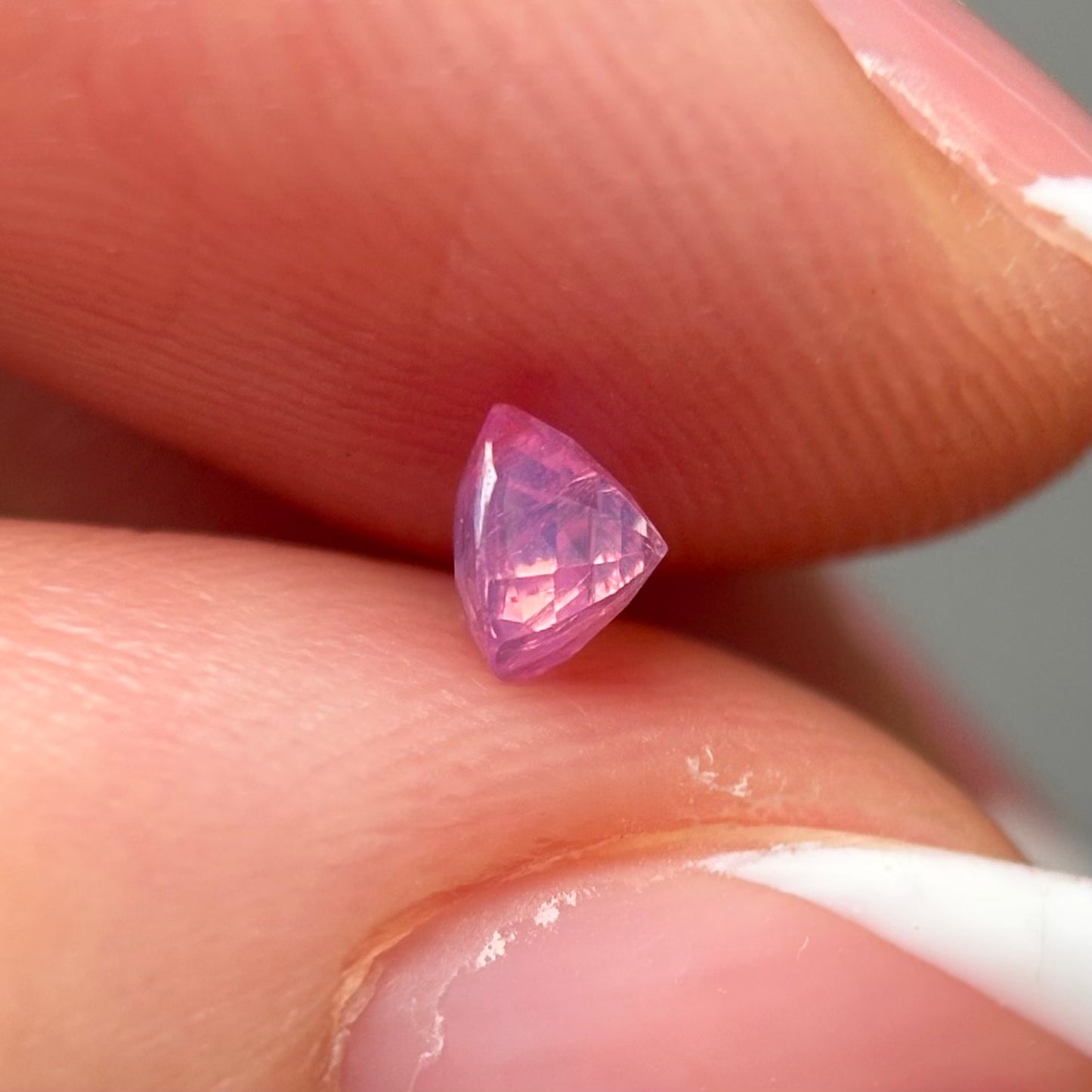 0.36ct Natural Milky Padparadscha Sapphire Vietnam