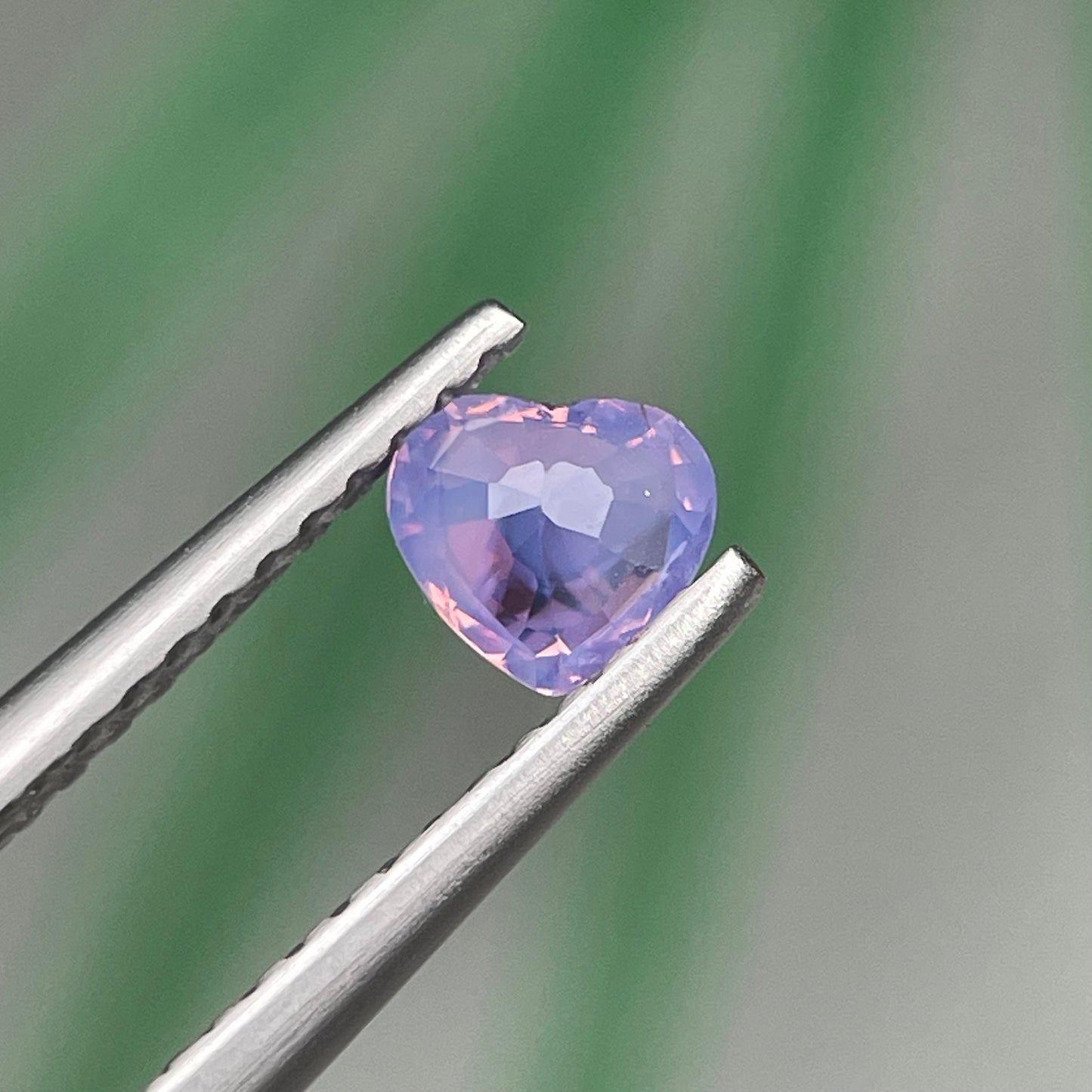 0.41ct Natural Milky Orangish Purple Sapphire Vietnam