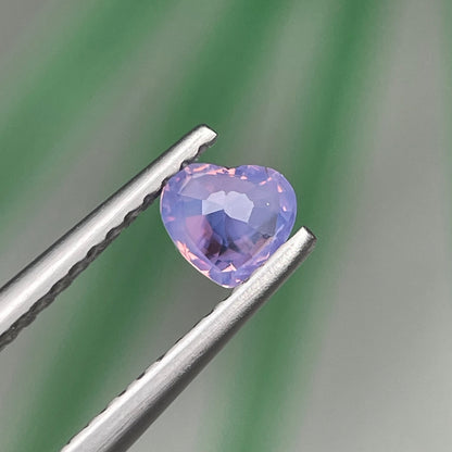 0.41ct Natural Milky Orangish Purple Sapphire Vietnam