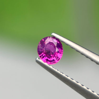 0.27 ct Natural Purple Milky Sapphire Vietnam. Oval Shape. No Treatment.