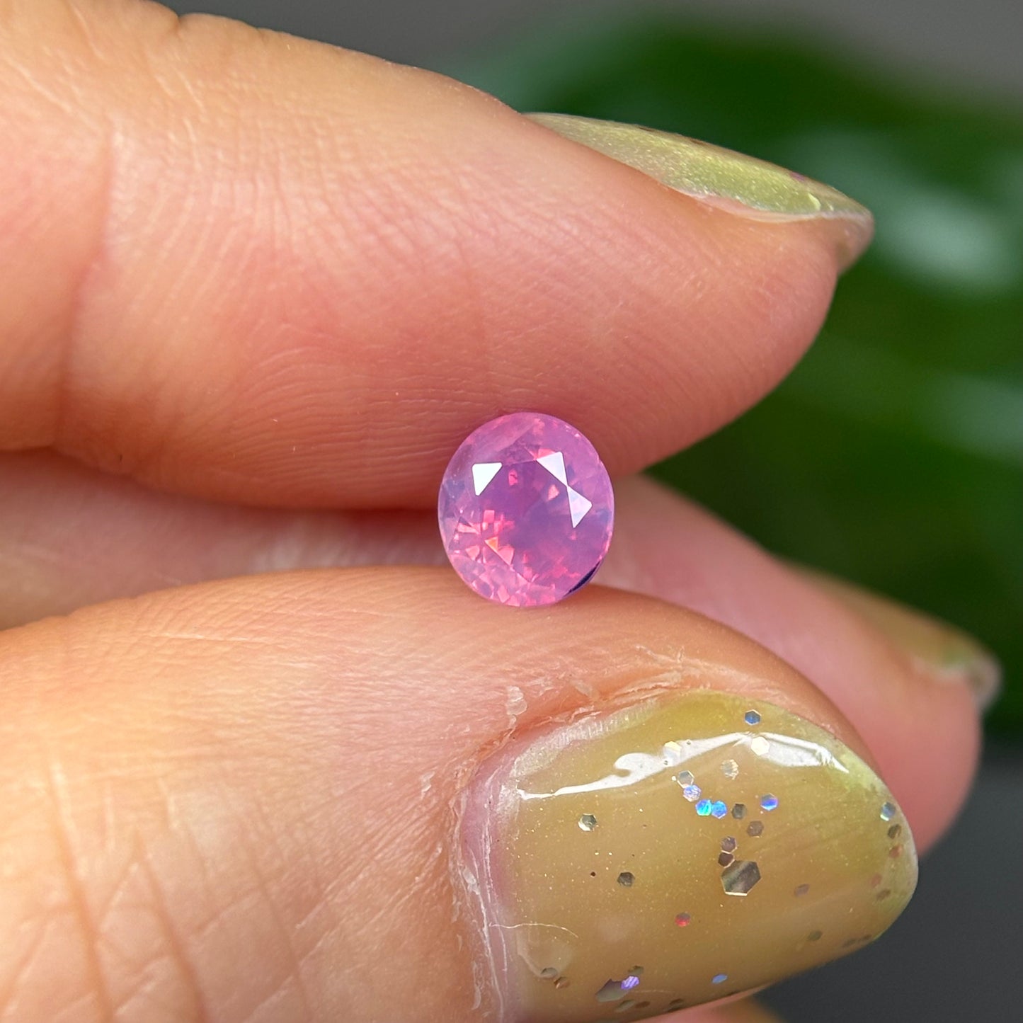 0.82ct Natural Pink Milky Sapphire Vietnam