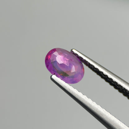 0.58 ct Natural Pink Milky Sapphire Vietnam. Cushion Shape.
