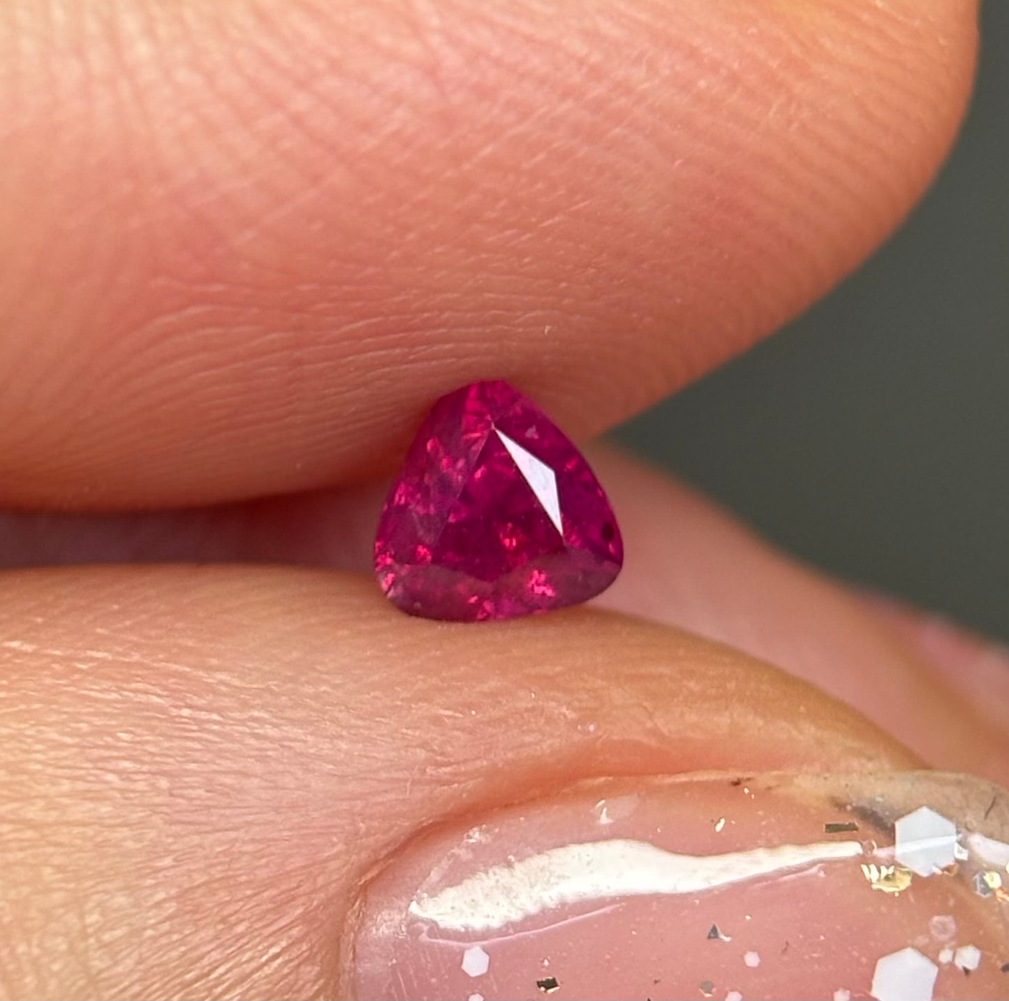 0.45ct Natural Pink Milky Sapphire Vietnam.