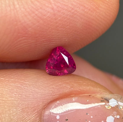 0.45ct Natural Pink Milky Sapphire Vietnam.