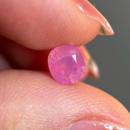 1.2ct Natural Milky Padparadscha Sapphire Vietnam