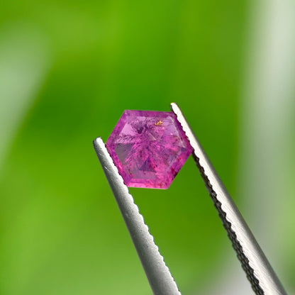 1,16ct Natural Pink Milky Sapphire Vietnam. Freeform. No Treatment Milky Sapphire Luc Yen.