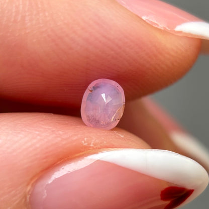 0.41ct Natural Milky Padparadscha Sapphire Vietnam