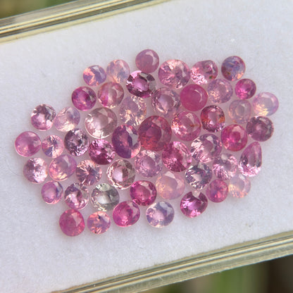 10.57 ct/ 51 Pcs Natural Mix Color Spinel Vietnam. Free Shape. No Treatment.