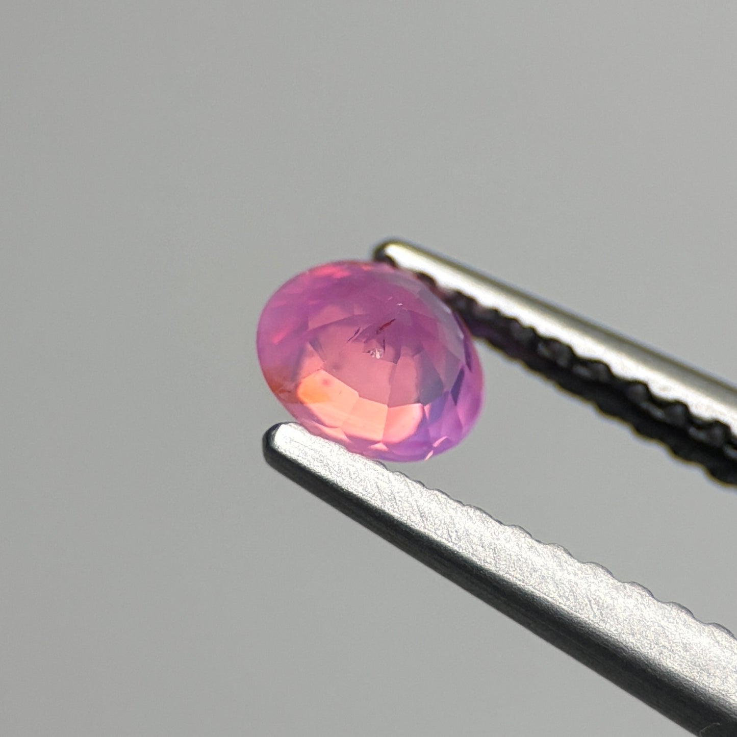 0.46 ct Natural Pink Milky Sapphire Vietnam. Cushion Shape.