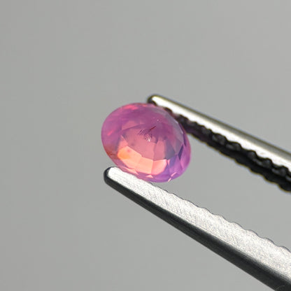 0.46 ct Natural Pink Milky Sapphire Vietnam. Cushion Shape.