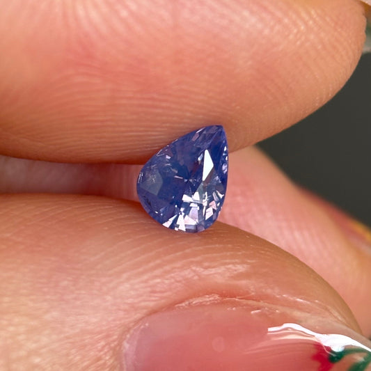 0.59ct Natural Blue Milky Sapphire Vietnam.