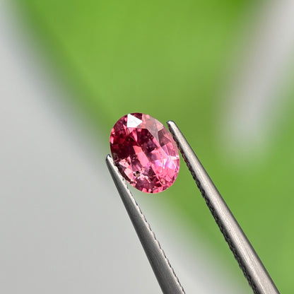 1.26 ct Natural Brownish Pink Spinel Vietnam. Oval Shape. No Treatment.