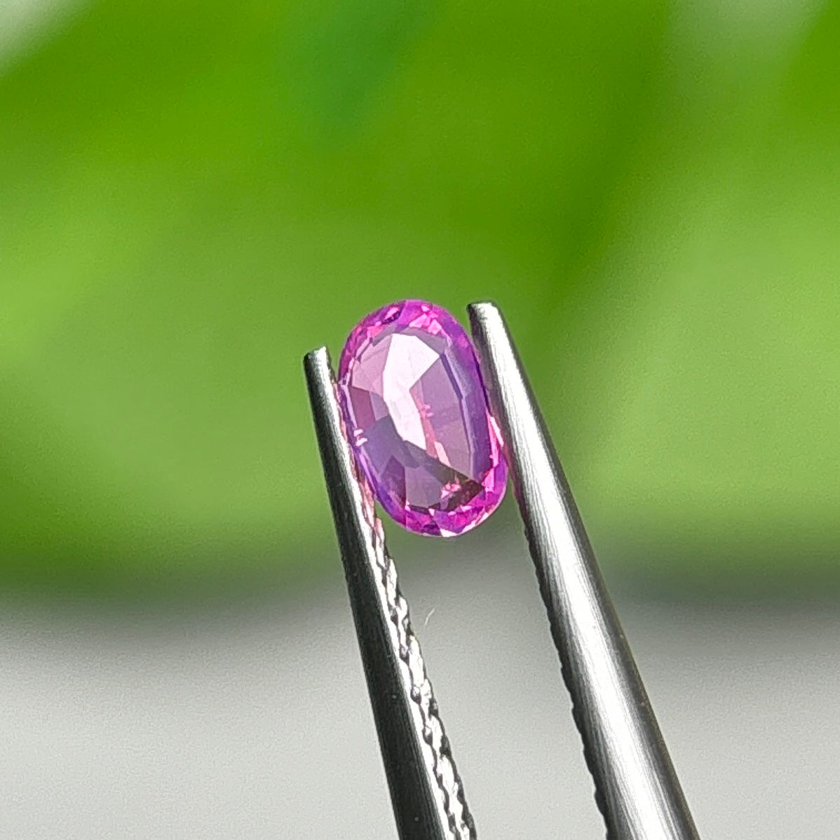 0,33ct Natural Pink Milky Sapphire Vietnam. Cushion Shape. No Treatment Milky Sapphire Luc Yen.