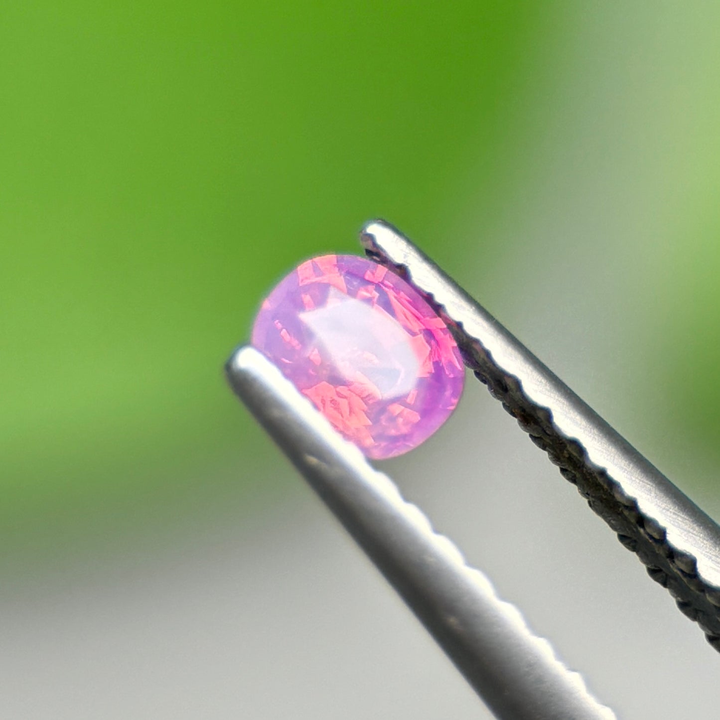 0,29ct Natural Pink Milky Sapphire Vietnam. Cushion Shape. No Treatment Milky Sapphire Luc Yen.