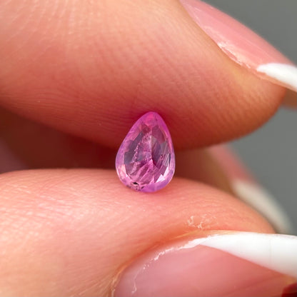 0.45ct Natural Milky Pink Sapphire Vietnam