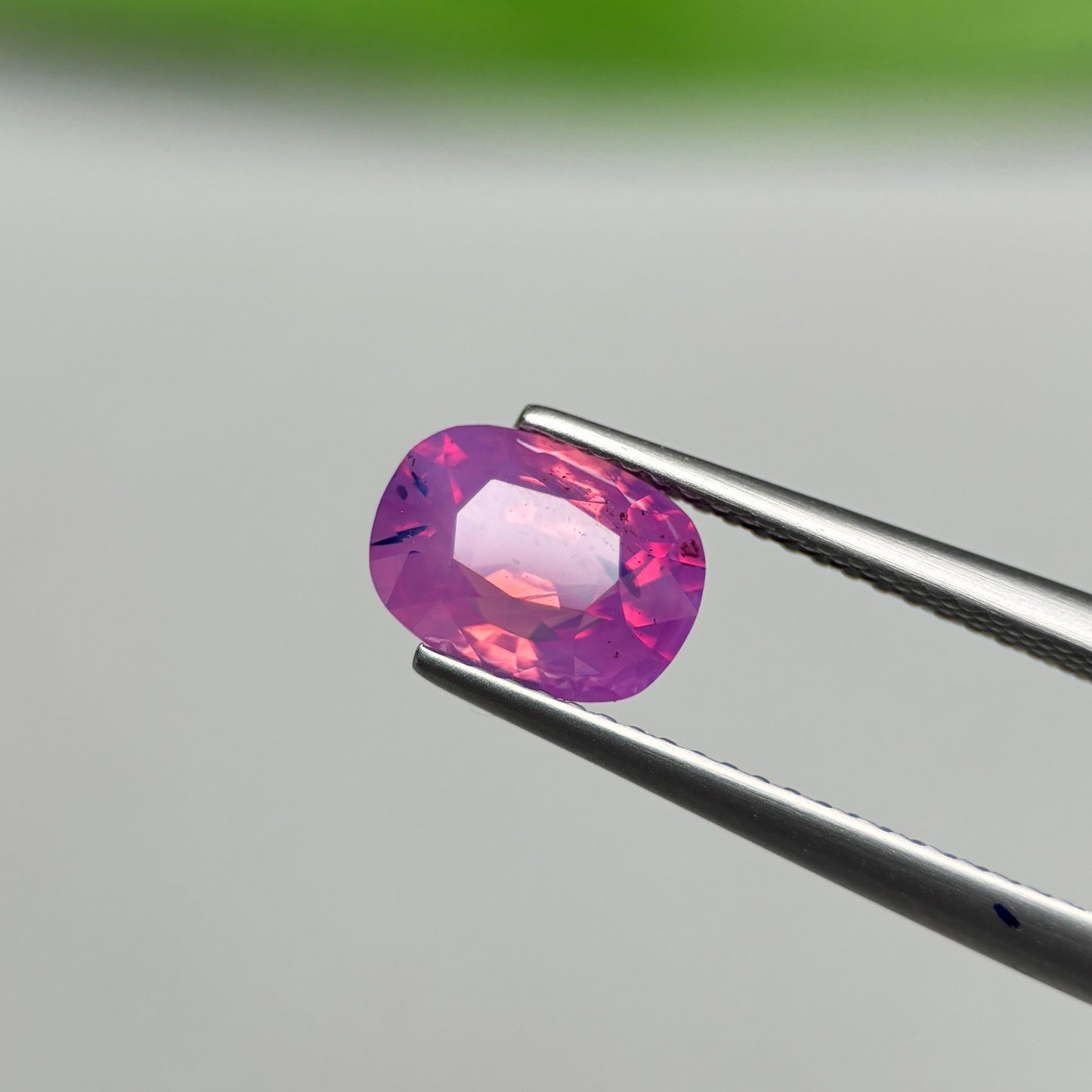 2.52ct Natural Purplish Pink Milky Sapphire Vietnam.