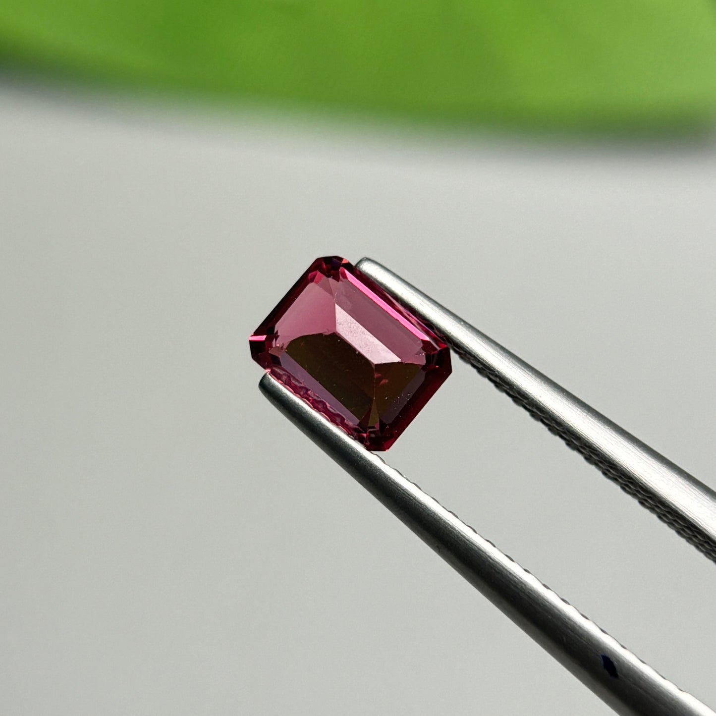 1.17ct Natural Brownish Red Spinel Vietnam. Emerald Shape.