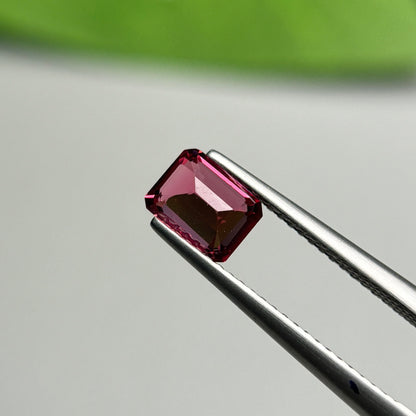 1.17ct Natural Brownish Red Spinel Vietnam. Emerald Shape.