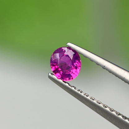 0.27 ct Natural Purple Milky Sapphire Vietnam. Oval Shape. No Treatment.