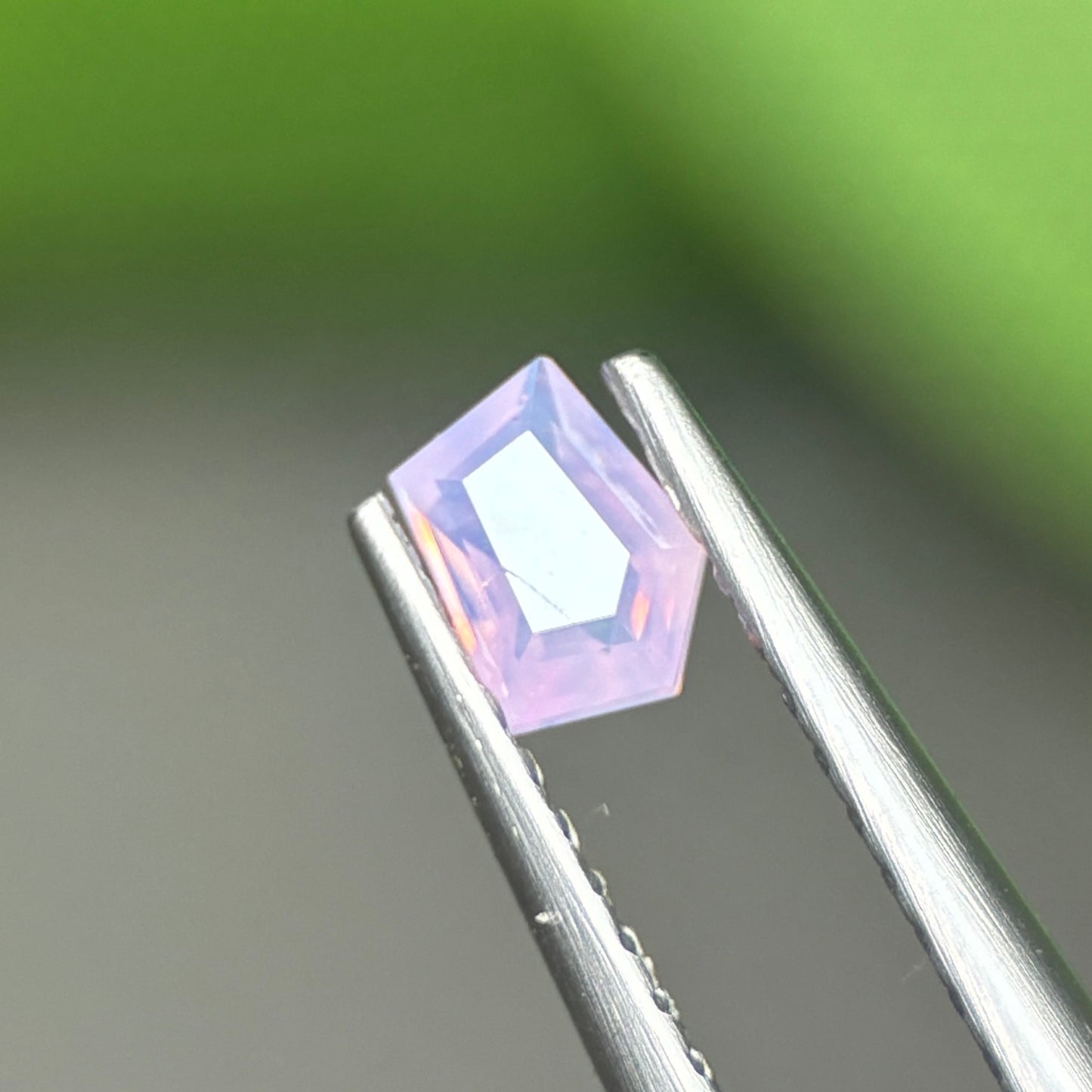 0,24ct Natural Pink Milky Sapphire Vietnam. Freeform. No Treatment Milky Sapphire Luc Yen.