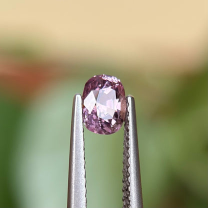 0.58ct Natural Pink-Purple Spinel Vietnam. Cushion Shape.