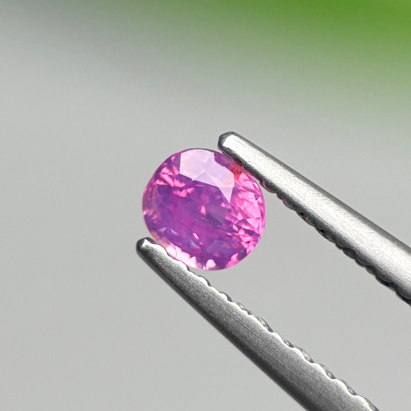 0.32 ct Natural Purplish Pink Sapphire Vietnam. Cushion Shape.